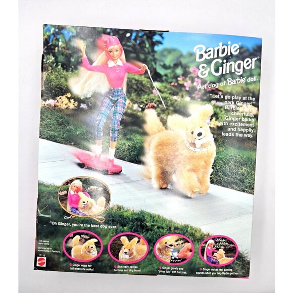 Vintage 1997 Mattel Barbie & Ginger Skateboard and Accessories - Picture 3 of 3